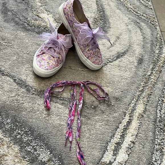 LoveShackFancy x Superga Floral Sneakers - Picture 12 of 13